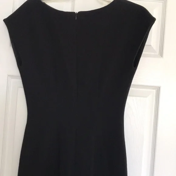 Marina Hoermanseder Black cap sleeve midi dress, Size 4 - Picture 3 of 5